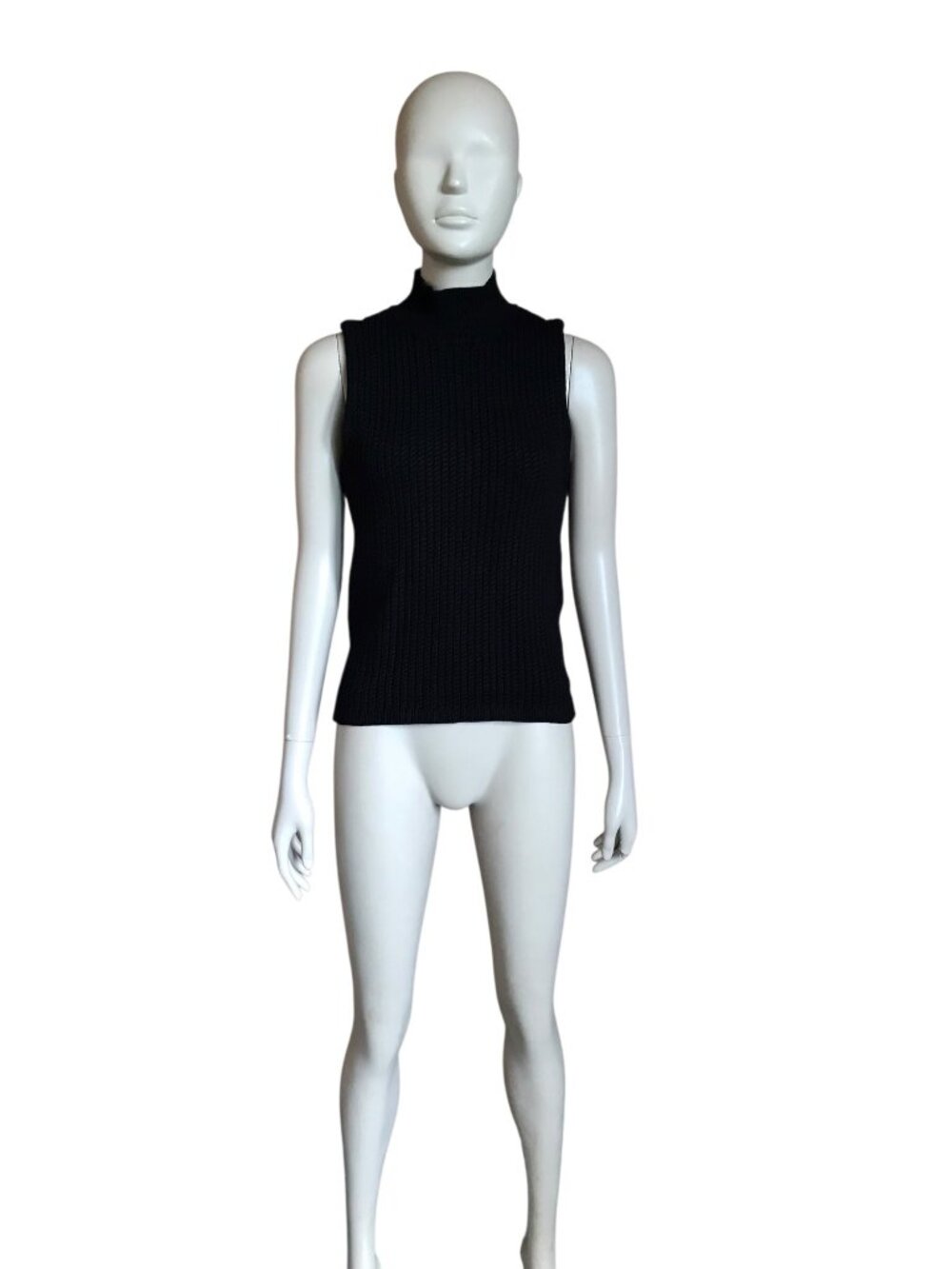NWOT Elle Tahari Black Sweater Tank Top